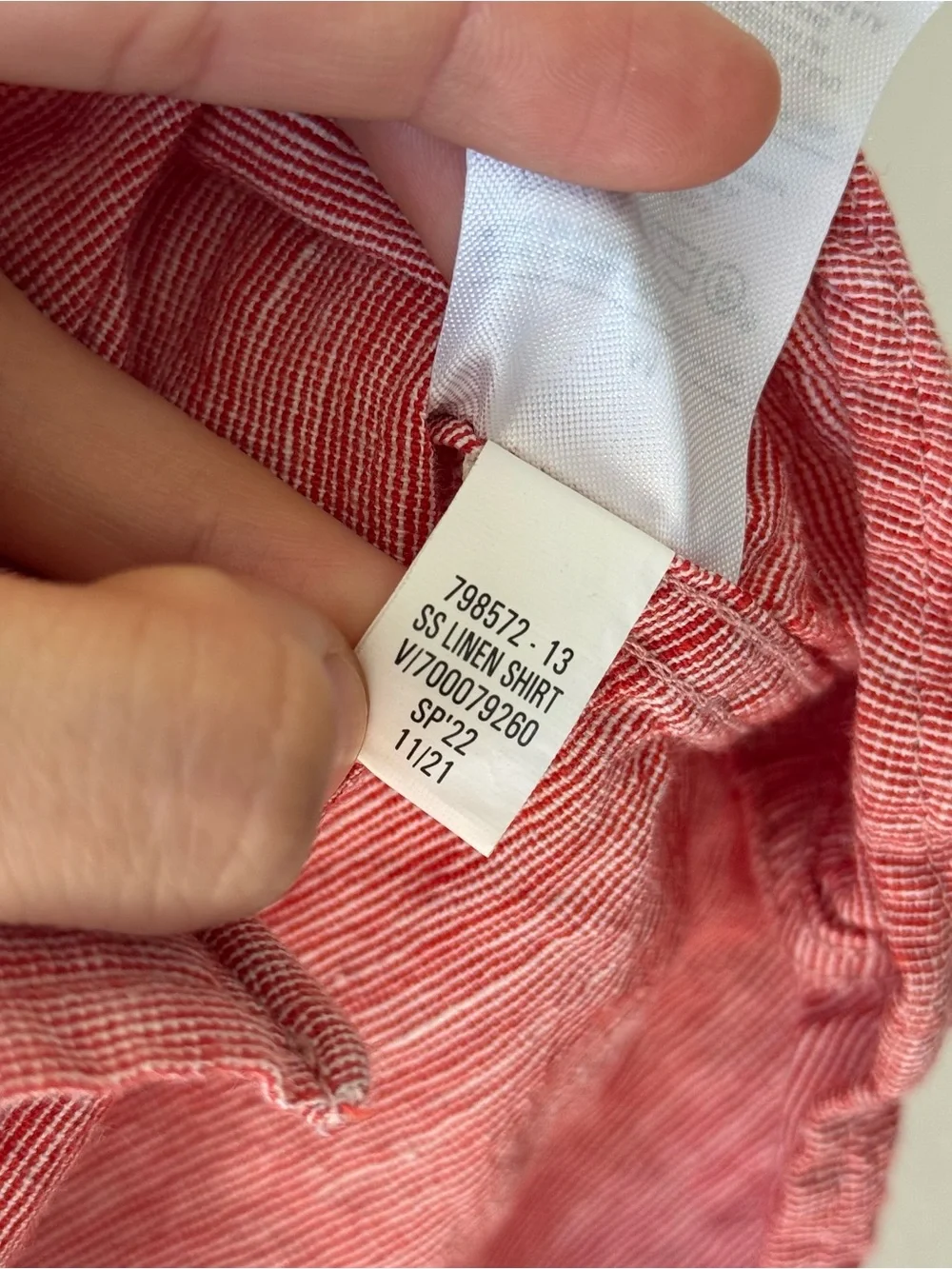 Banana Republic Linen Blend Shirt Slim Fit Short Sleeve